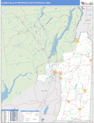 Glens Falls Metro Area Digital Map Basic Style